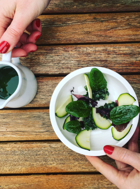 Nettle Soup with Green Chilli Garlic